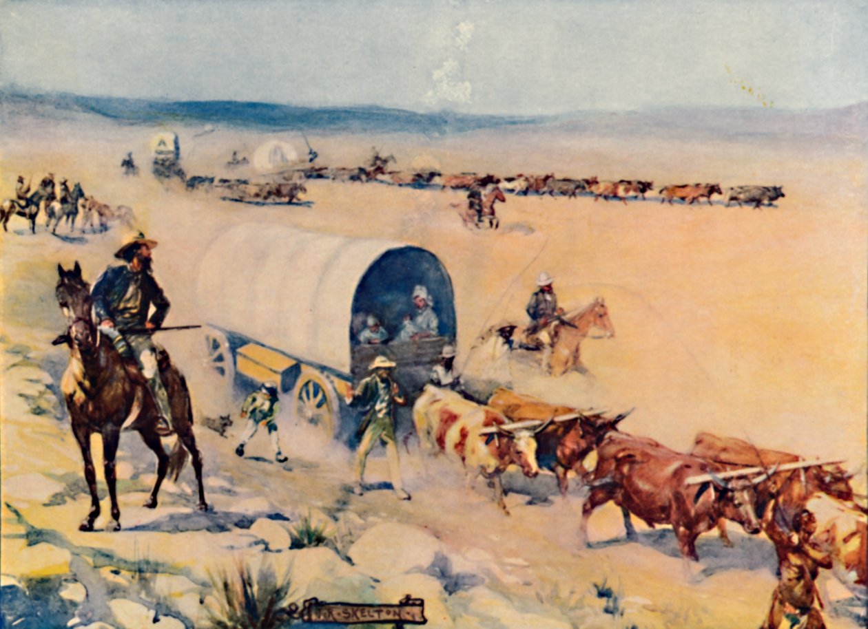 Voortrekkerit, 1909 tekijältä Joseph Ratcliffe Skelton