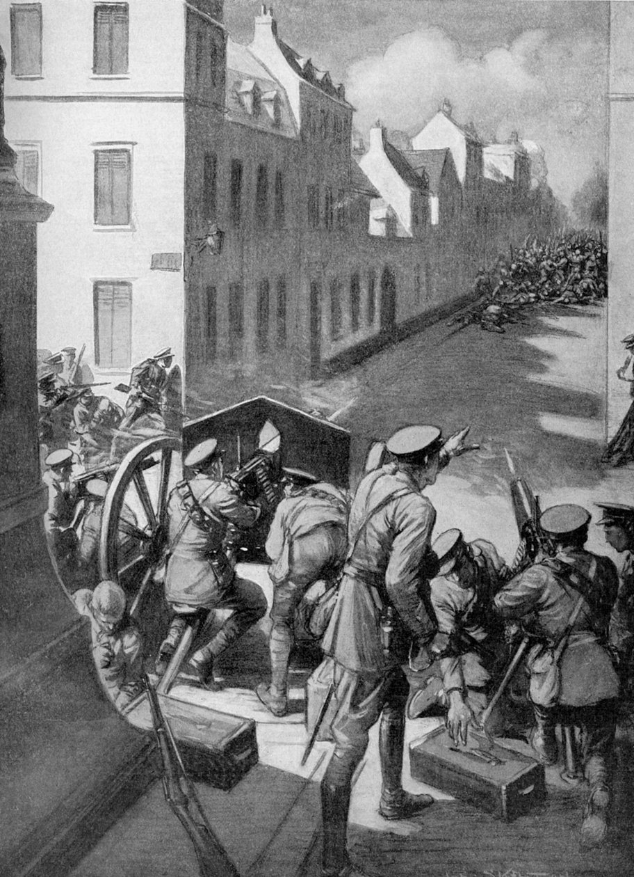 WW1 - Le Cateaun taistelu 1914 tekijältä Joseph Ratcliffe Skelton