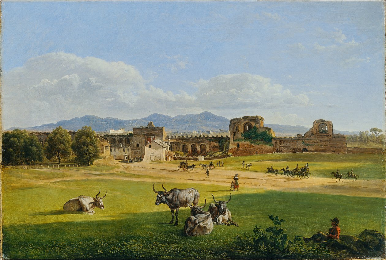 Porta San Giovanni Frascatia vastaan tekijältä Joseph Rebell
