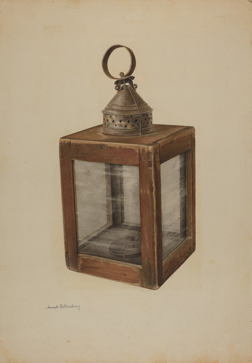 Käsilyhty, c. 1938. tekijältä Joseph Rothenberg