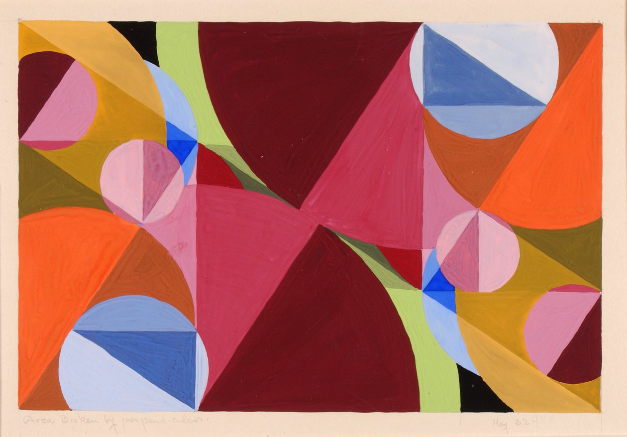 Pystysuorien rikkoma alue, n. 1934. tekijältä Joseph Schillinger