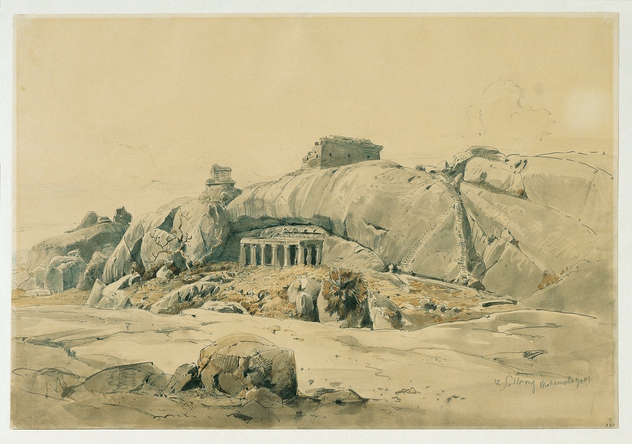 Temples de roca de Mamallapuram (Mahamaleipur), Índia-finès tekijältä Joseph Selleny