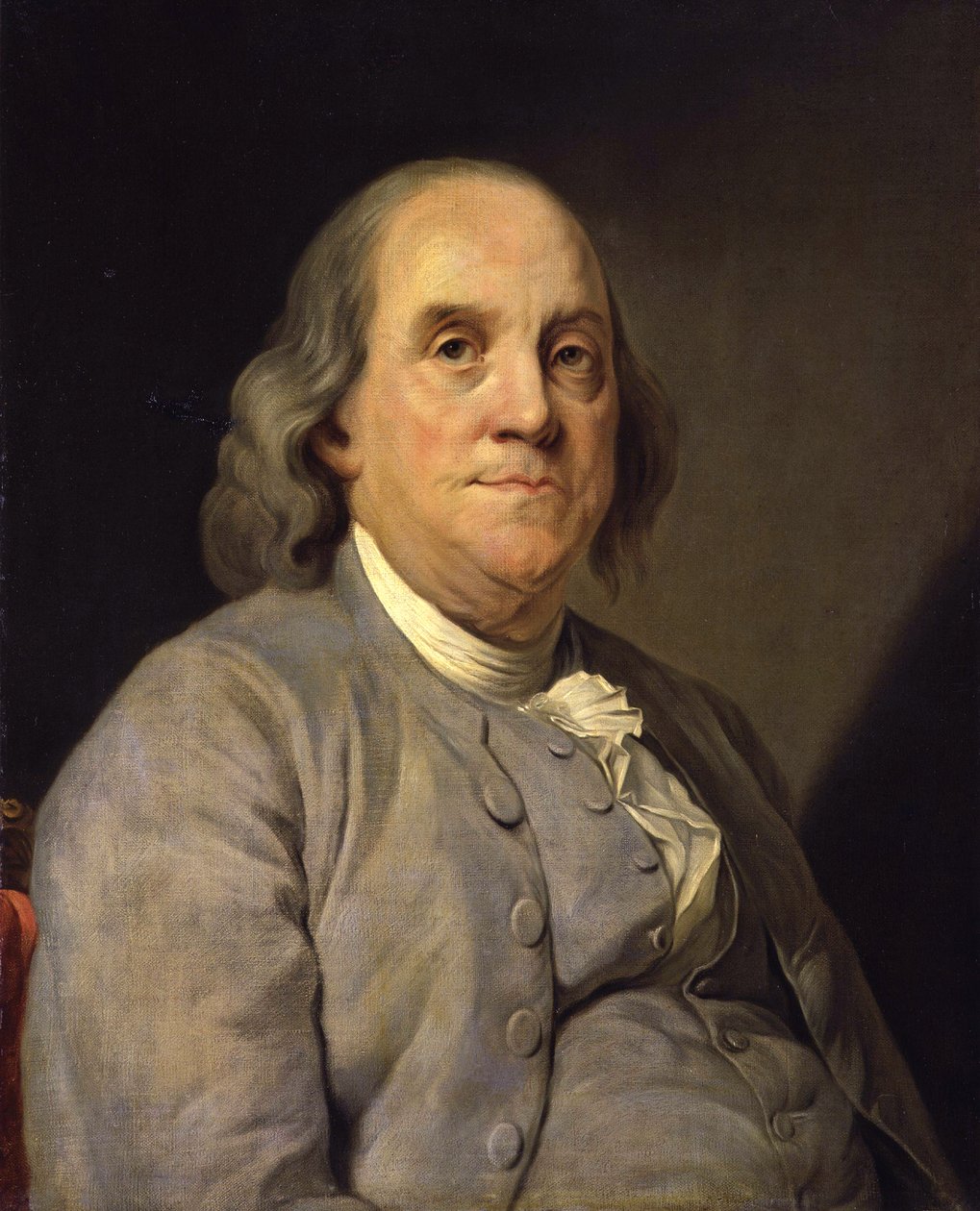 Benjamin Franklinin muotokuva tekijältä Joseph Siffred (after) Duplessis