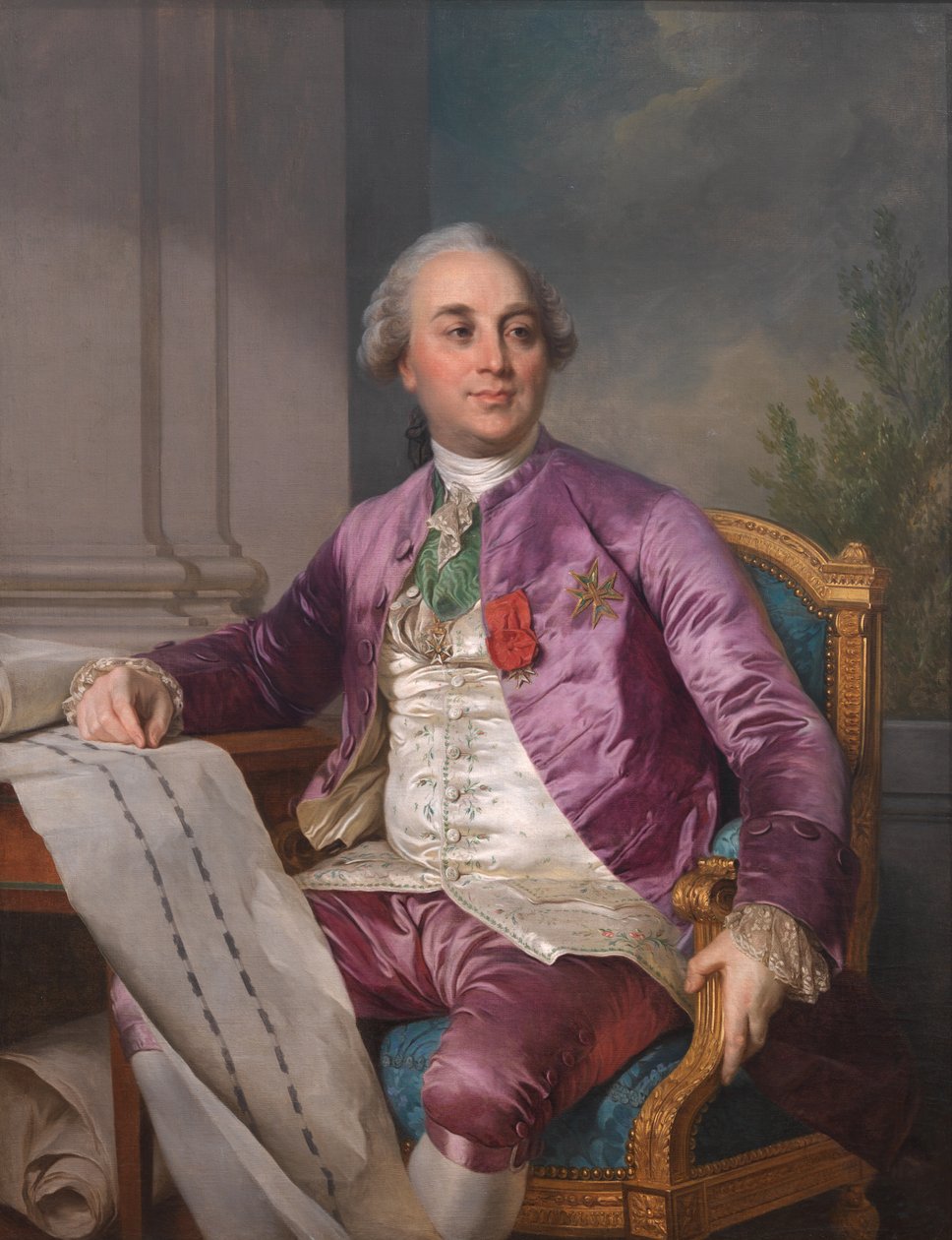 Charles-Claude Flahaut de la Billarderien muotokuva Angivillerin kreivistä (1730-1809) tekijältä Joseph Siffred Duplessis