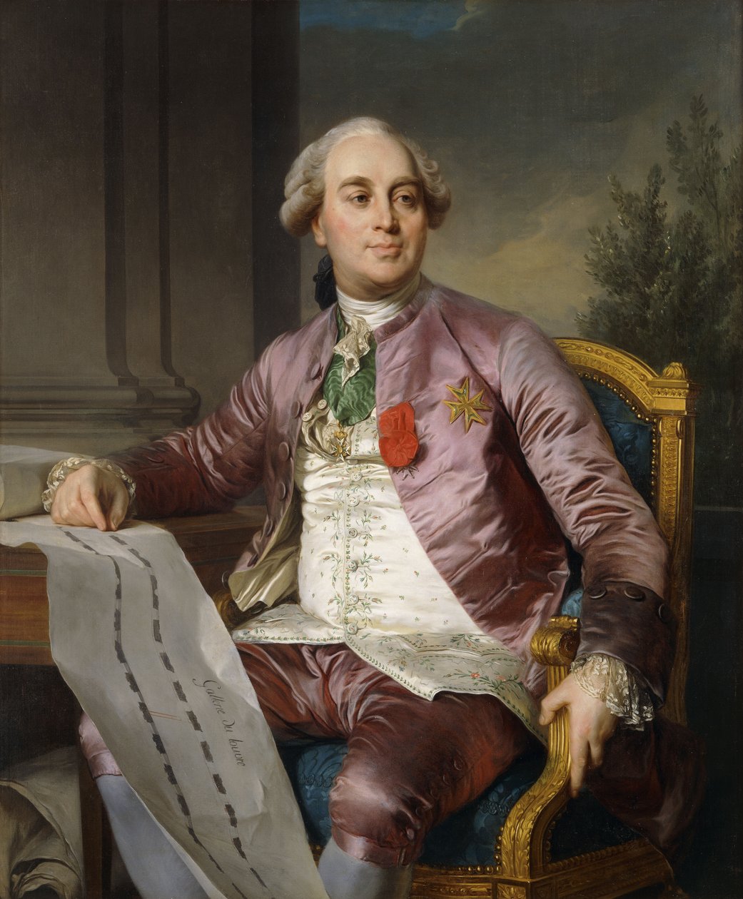 Angivillerin kreivin Charles-Claude de Flahaut de la Billarderien muotokuva tekijältä Joseph Siffred Duplessis