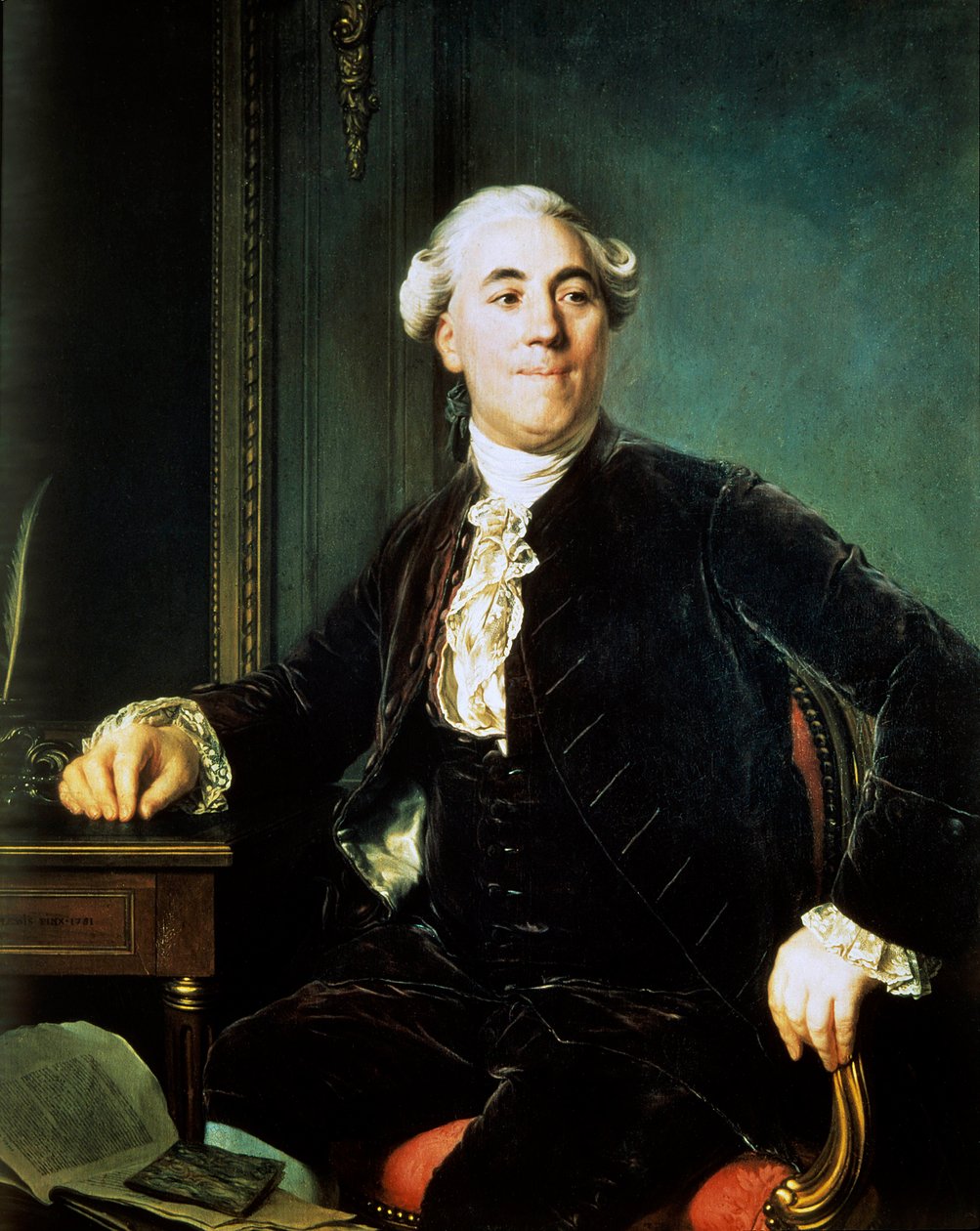 Jacques Neckerin muotokuva (1732-1804) Hän oli valtiovarainministeri Ludvig XVI:n aikana – Joseph Siffred Duplessisin (1725-1802) maalaus (Joseph-Siffred, Joseph Siffrede, Joseph-Siffrede, Joseph Siffrein, Joseph-Siffrein) tekijältä Joseph Siffred Duplessis