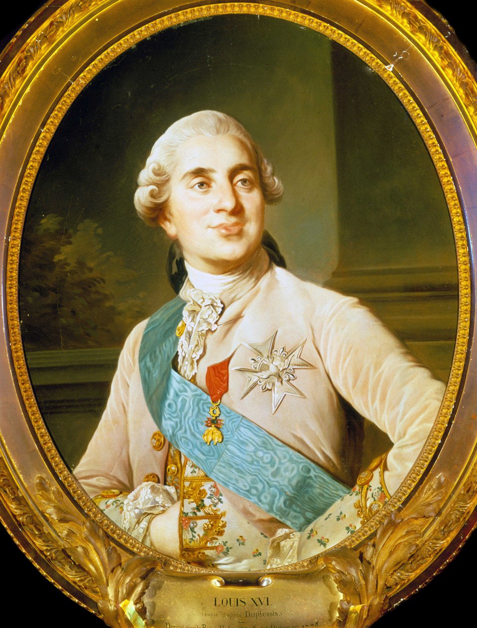 Ludvig XVI:n (1754 - 1793) muotokuva, Duplessis. tekijältä Joseph Siffred Duplessis