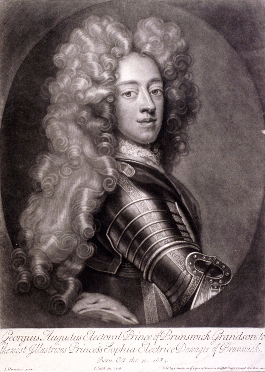 George II, Ison-Britannian kuningas, 1706 tekijältä Joseph Smith