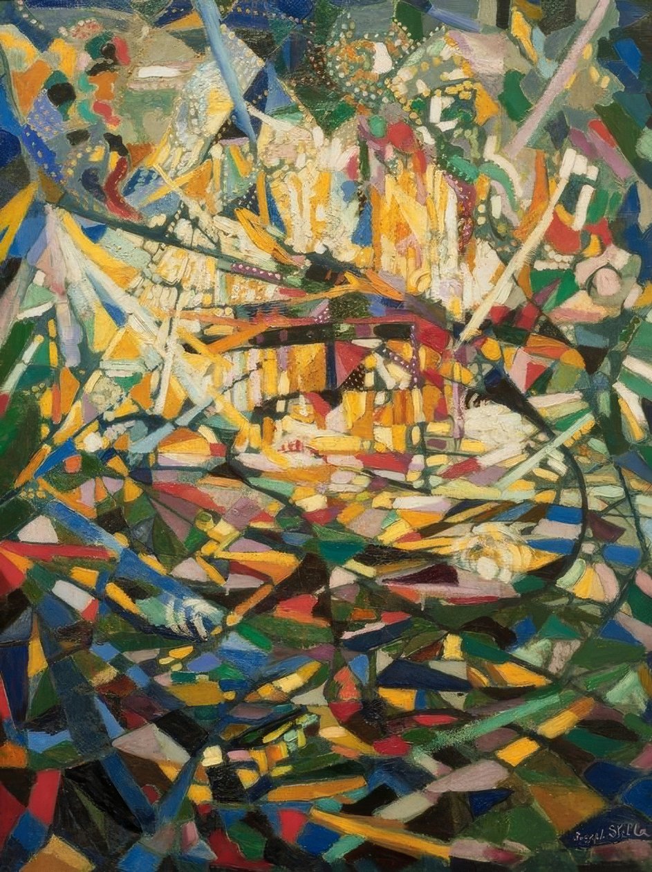 Valojen taistelu, Coney Island tekijältä Joseph Stella