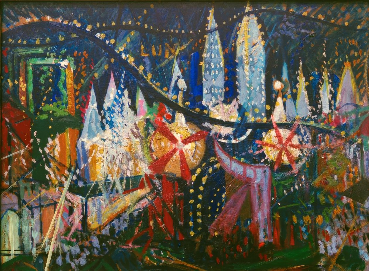 Luna Park tekijältä Joseph Stella