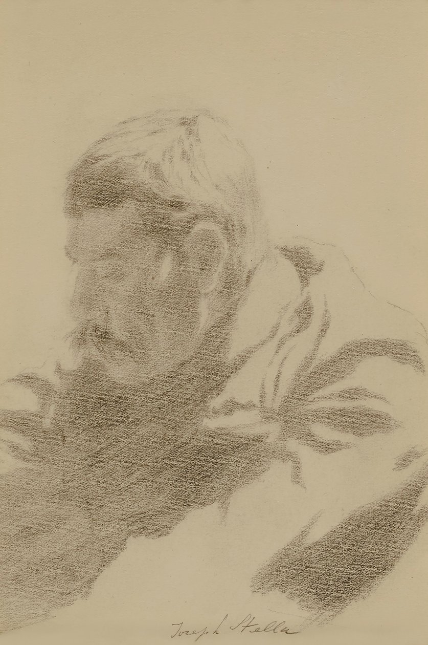 Mies lepää tekijältä Joseph Stella