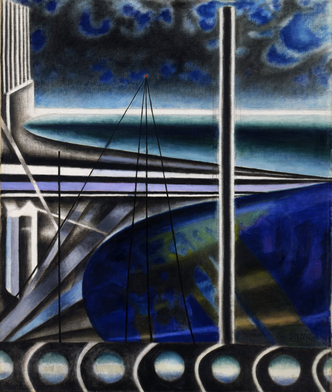 Metropolitan Port tekijältä Joseph Stella