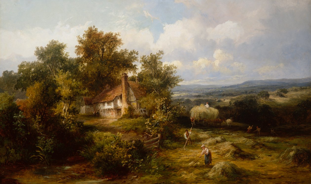 On the Sussex Downs (öljy kankaalle) tekijältä Joseph Thors