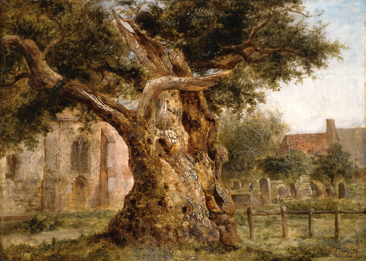Vanha tammi, 1870 tekijältä Joseph Thors
