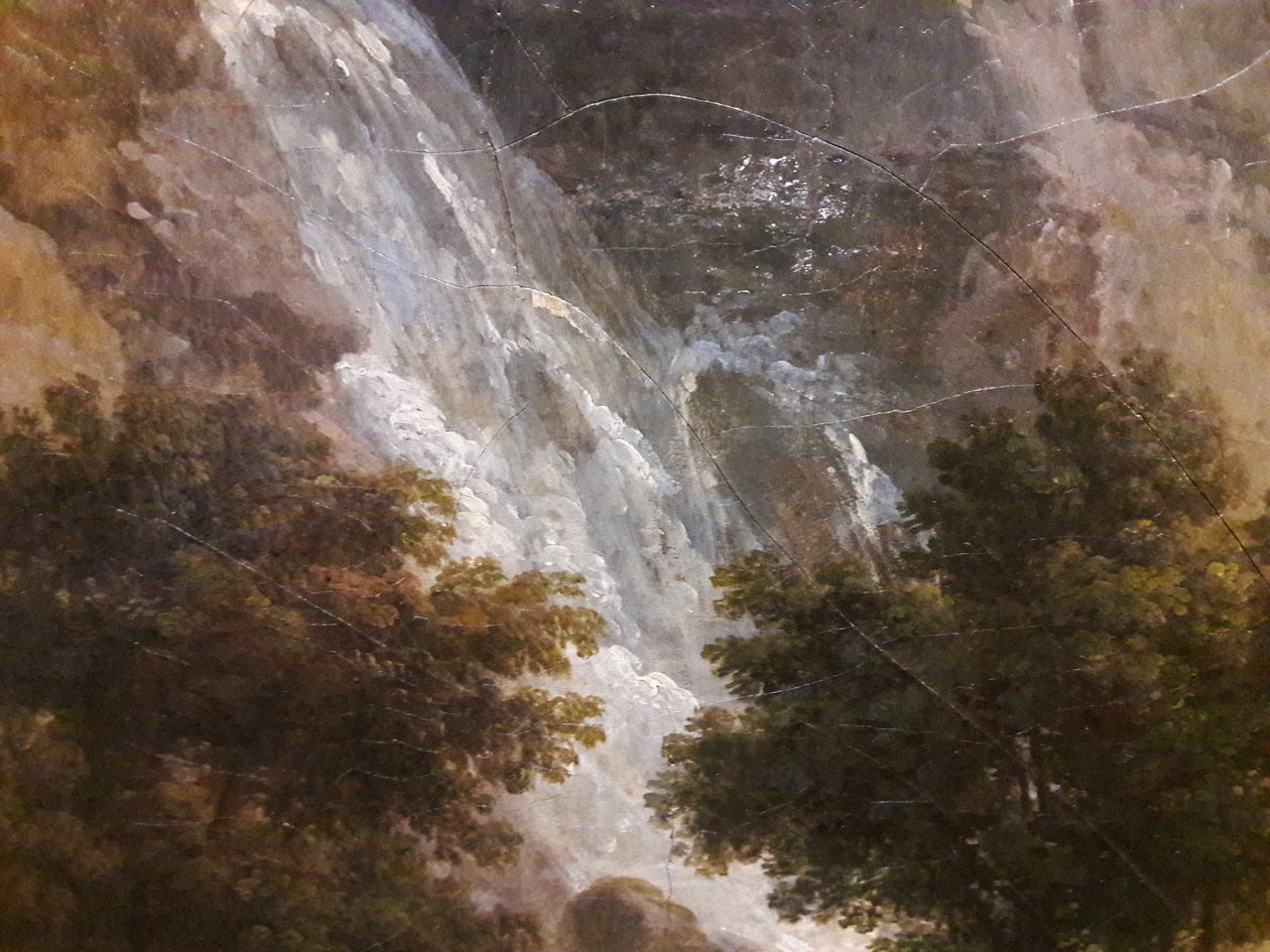 Näkymä satamaan aamulla (Aamu)


 (yksityiskohta). tekijältä Joseph Vernet