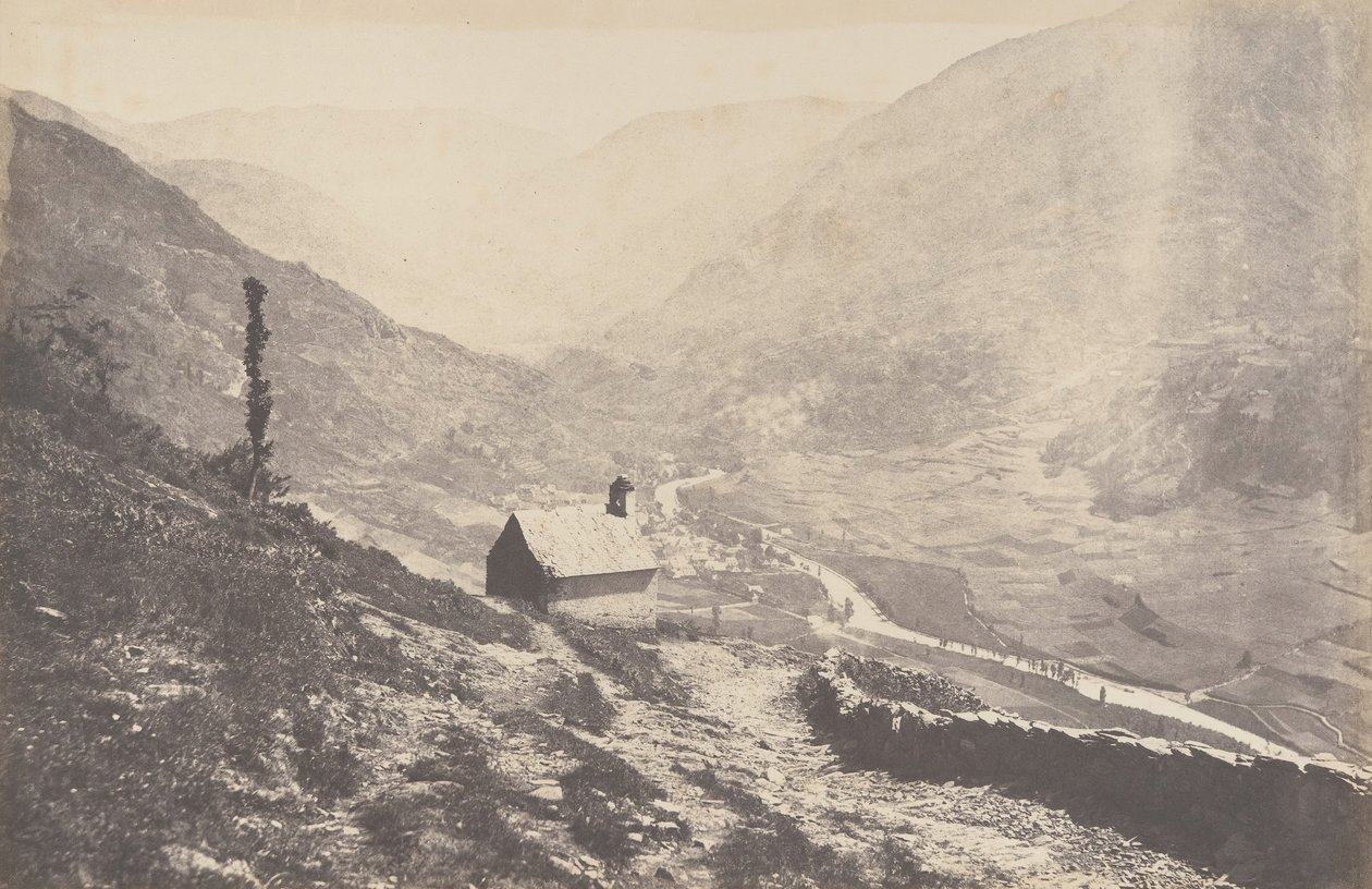 Bosostin laakso otettu kapillasta San Antonio, 1853. tekijältä Joseph Vigier