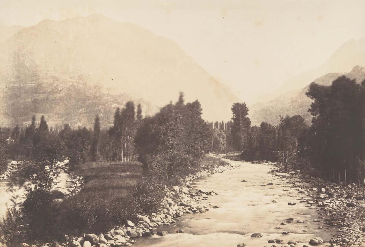 Chemin de Saisie -laakso St-Sauveurissa, 1850. tekijältä Joseph Vigier