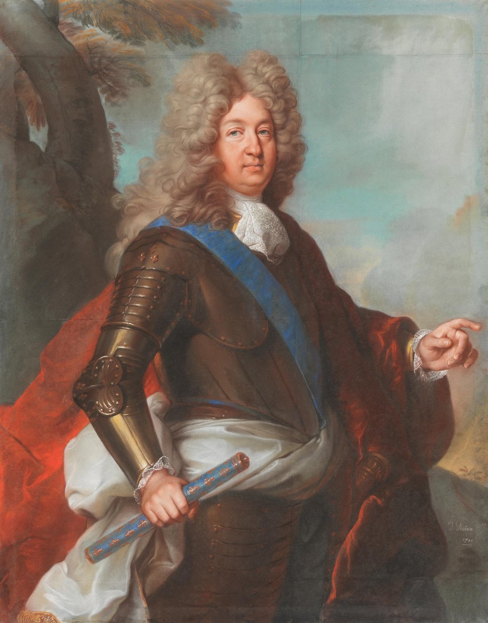Louis, Ranskan dauphin, jota kutsuttiin nimellä "suuri dauphin" (1661-1711) tekijältä Joseph Vivien