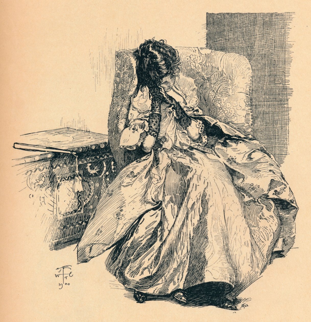 Reverie, c1900 tekijältä Joseph Walter West