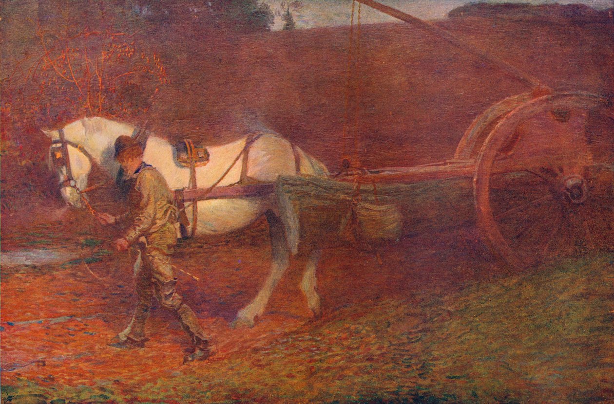 Puuvaunu, c1906 tekijältä Joseph Walter West