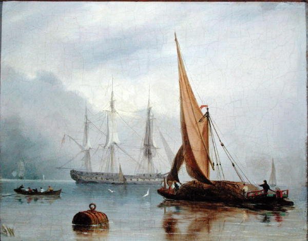 Rauhallinen päivä (öljy paneeliin) tekijältä Joseph Walters