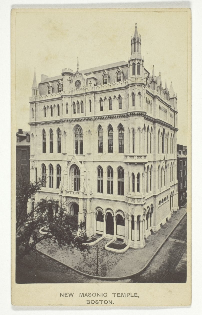 Uusi vapaamuuraritemppeli, Boston tekijältä Joseph Ward