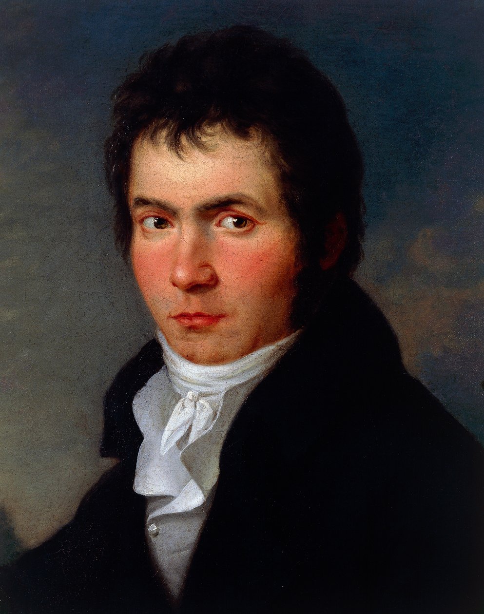 Ludwig van Beethovenin muotokuva (Bonn tekijältä Joseph Willibrord Mahler
