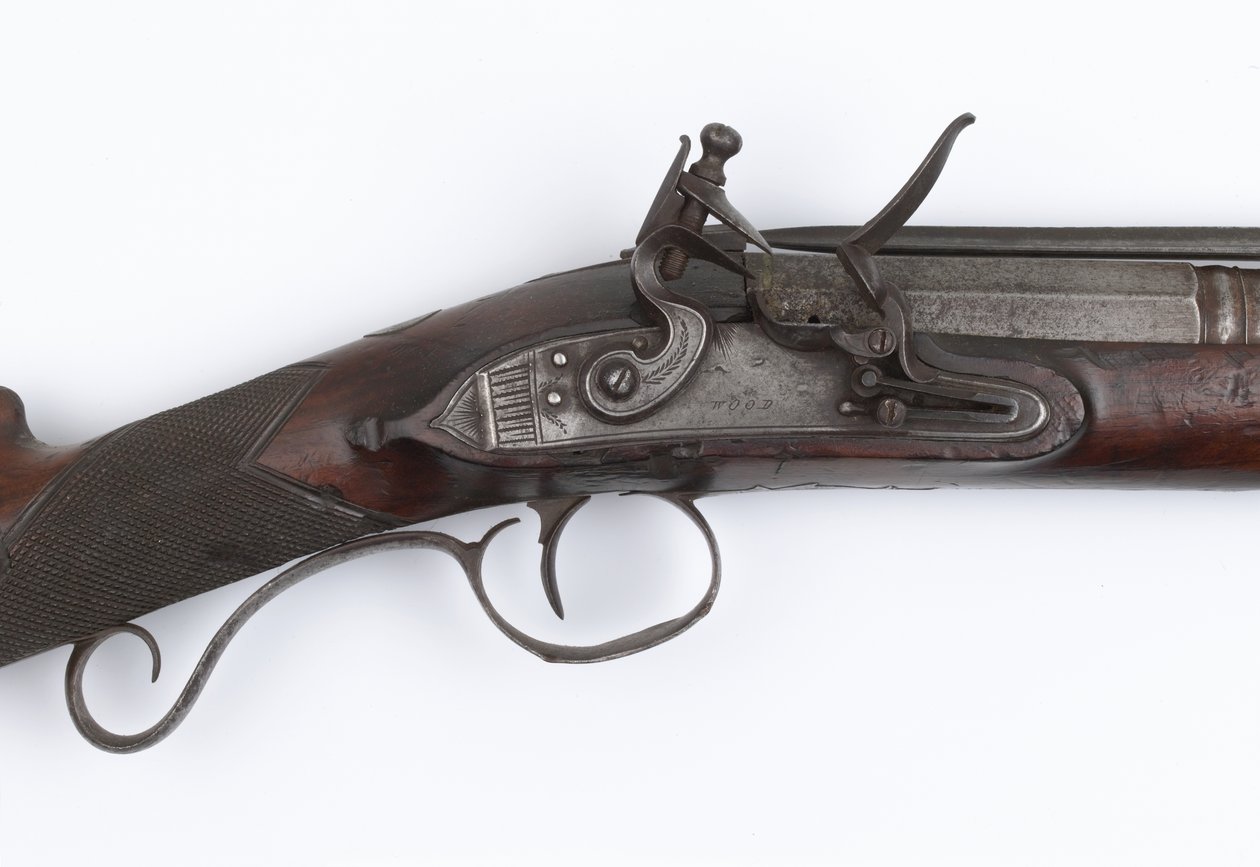Irlannin vapaaehtoisille myönnetty Blunderbuss jousibajonetilla, n. 1815 (blunderbuss, flintlock) tekijältä Joseph Wood