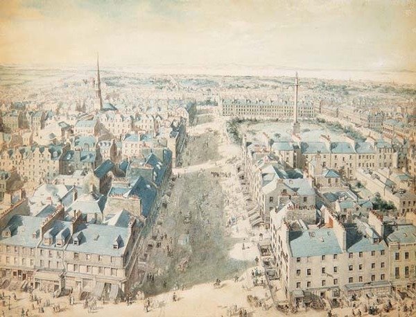 Pohjoinen näkymä Scottin muistomerkiltä, 14.45 15. syyskuuta 15. syyskuuta tekijältä Joseph Woodfall Ebsworth