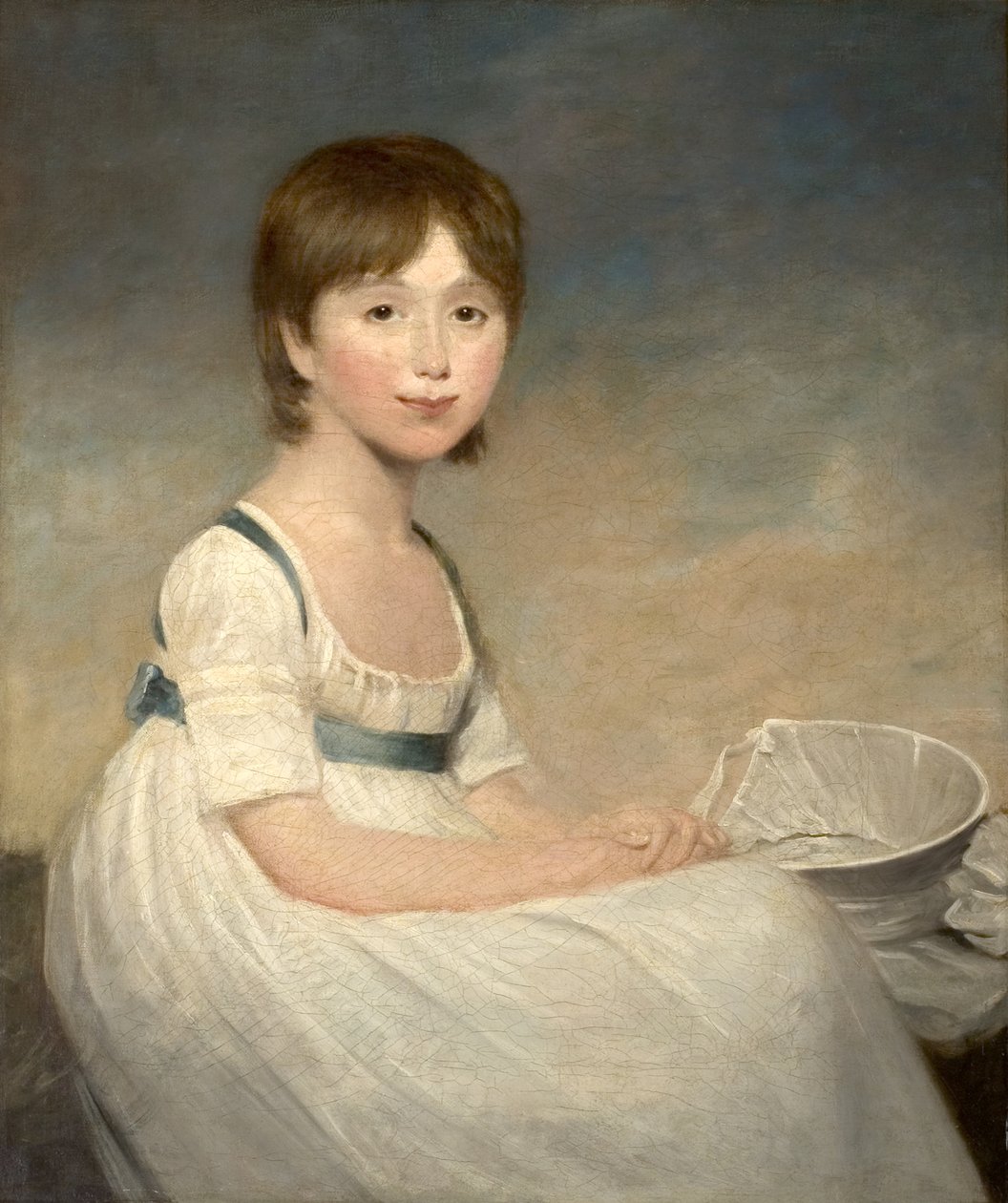 Tytön muotokuva, 1700-luku tekijältä Joseph Wright