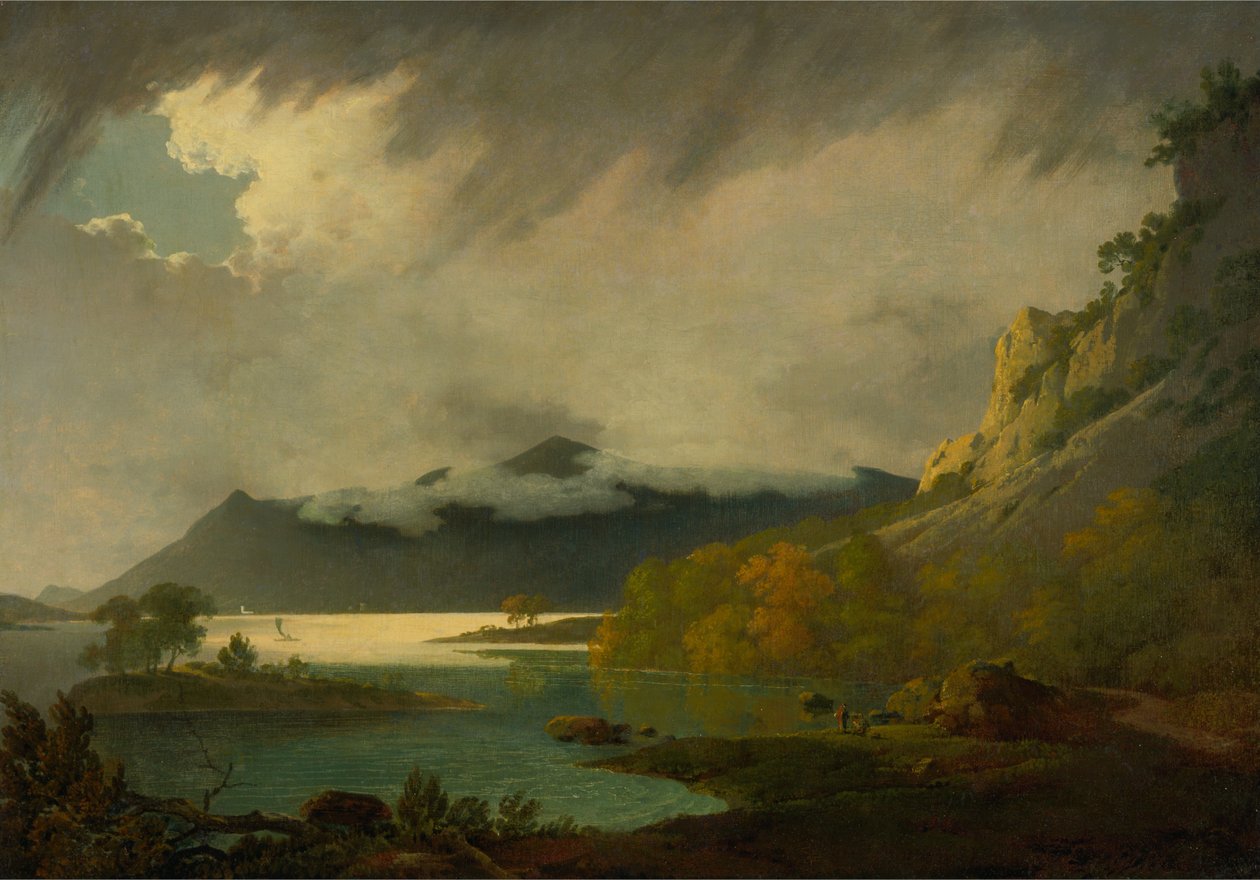Derwent Water, kaukana Skiddaw