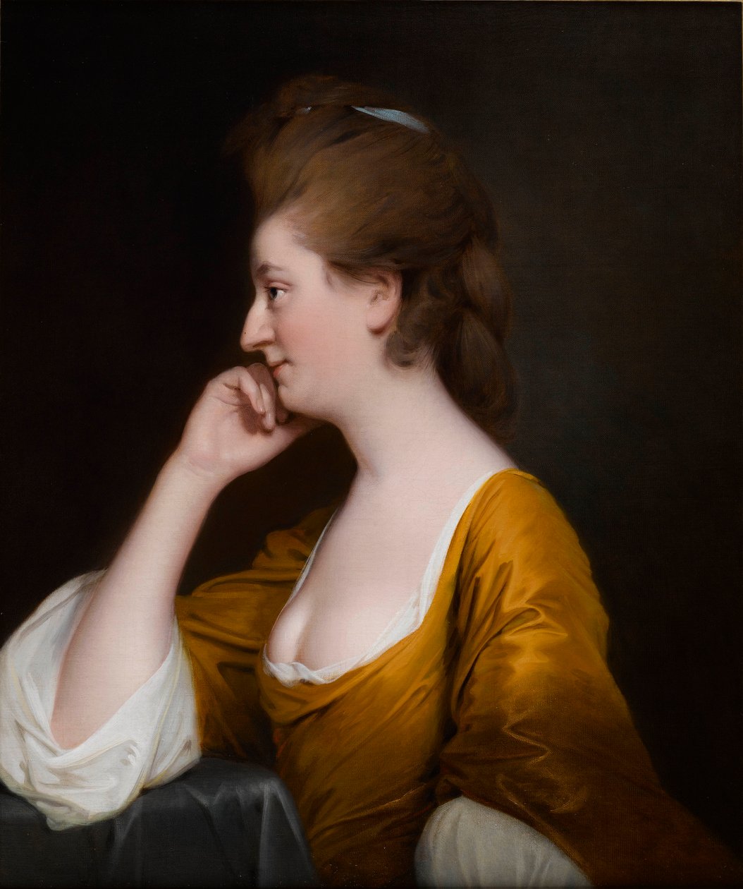 Elizabeth Balguy (o.s. Gould), noin 1783 (öljy kankaalle). tekijältä Joseph Wright of Derby
