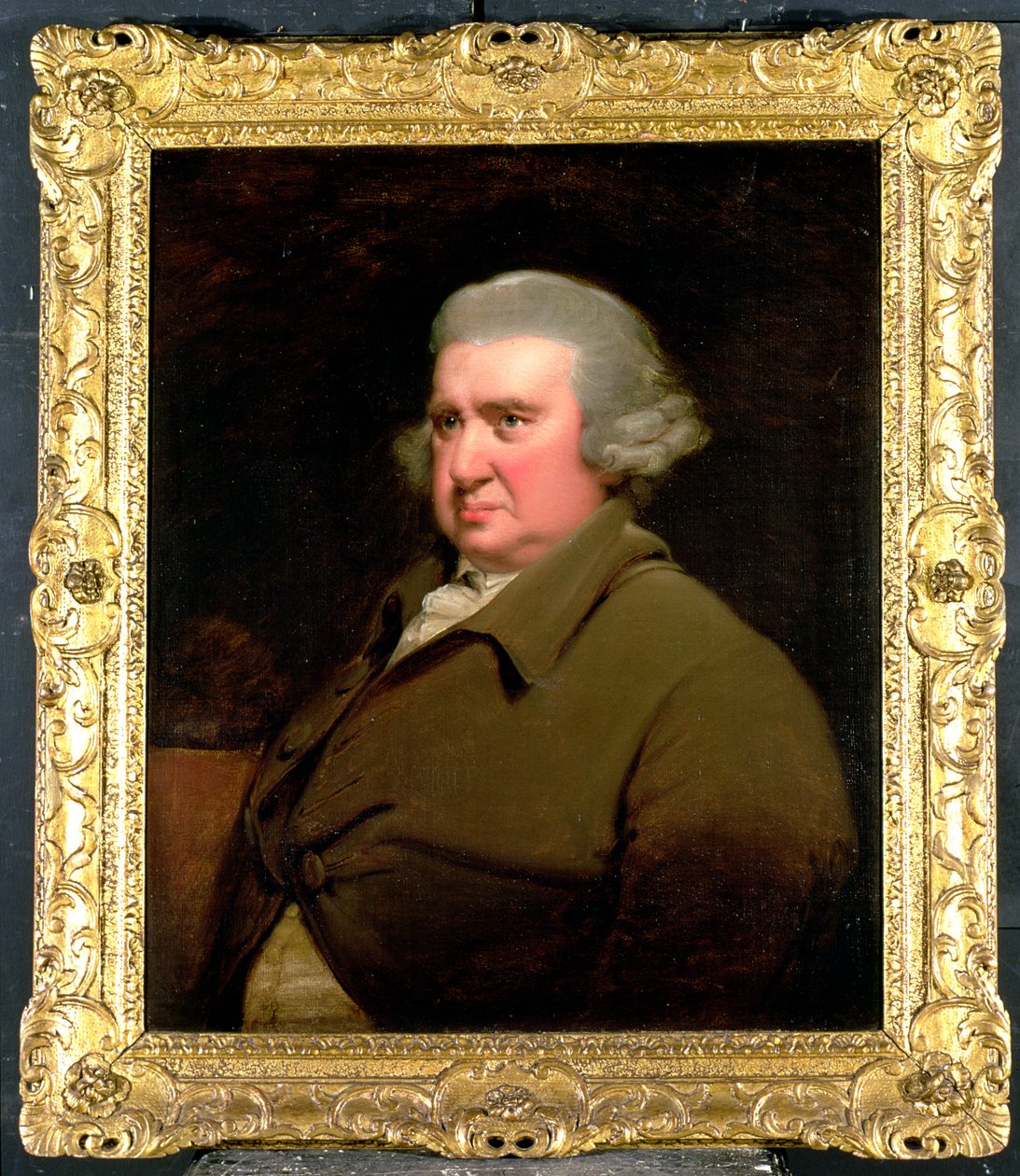 Tohtori Erasmus Darwinin (1731-1802) muotokuva, tiedemies, keksijä ja runoilija, Charles Darwinin isoisä, 1792-93 (katso myös 5516) tekijältä Joseph Wright of Derby