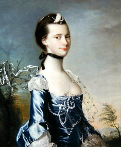 Muotokuva Elizabeth Copestaken (k.1790) (öljy kankaalle) tekijältä Joseph Wright of Derby