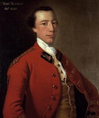 Lord Robert Suttonin muotokuva univormussa tekijältä Joseph Wright of Derby