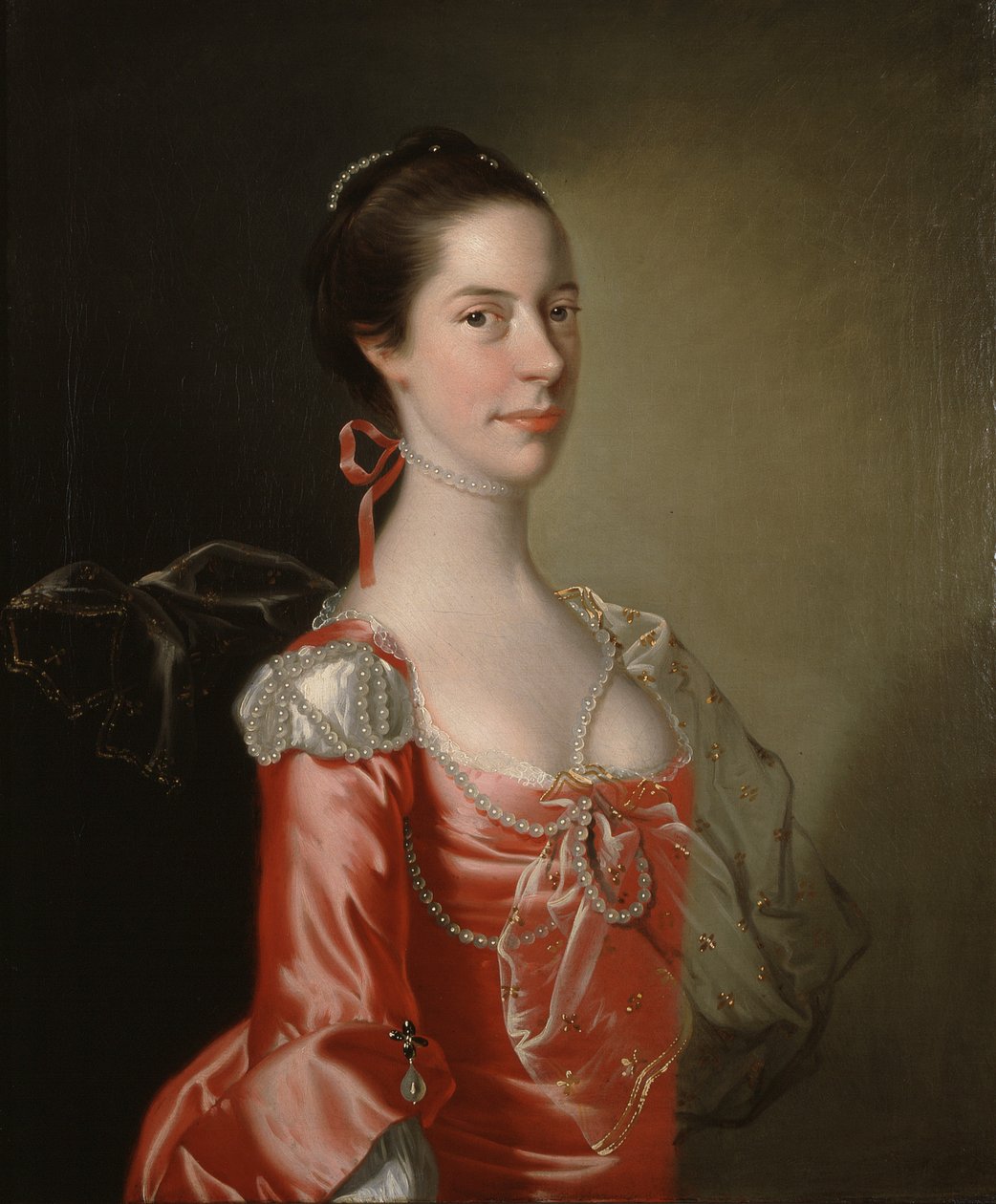 Naisen muotokuva, noin 1760 (öljy kankaalle) tekijältä Joseph Wright of Derby