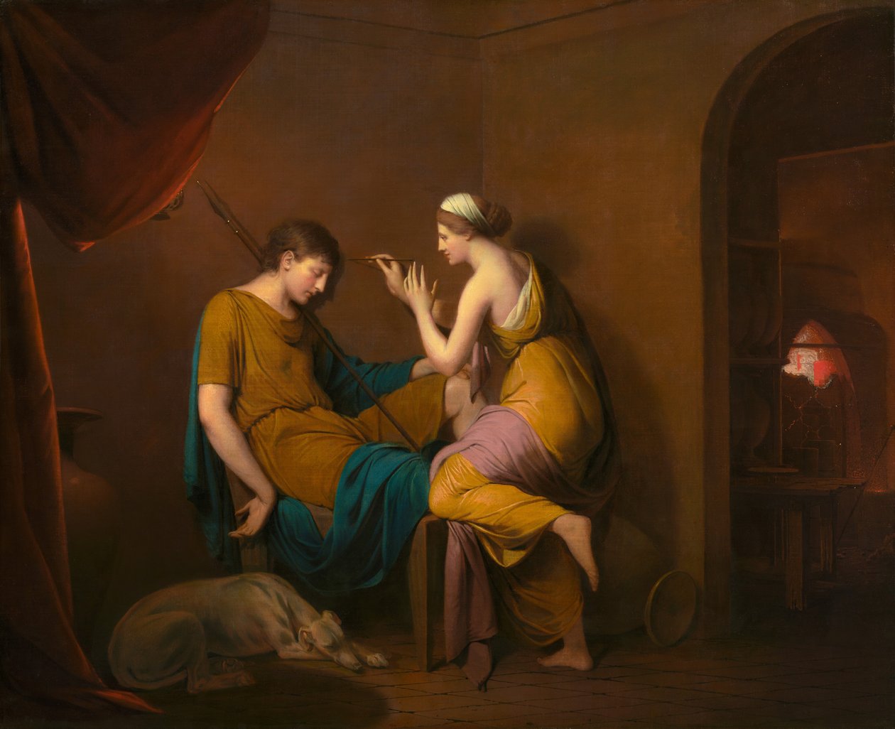 Korintin piika, 1782-1784. tekijältä Joseph Wright of Derby