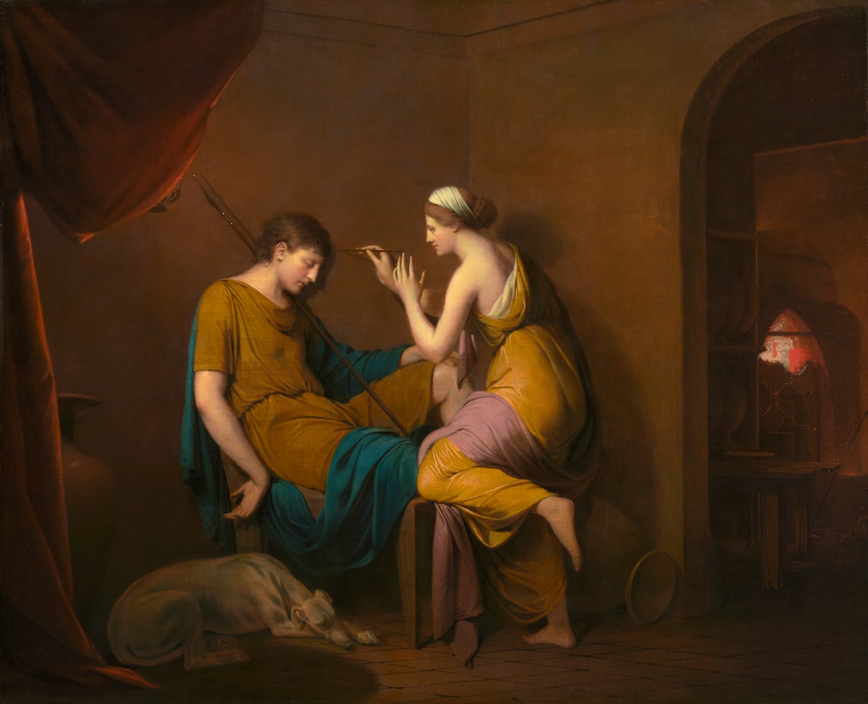 Korintin piika, 1782-84 tekijältä Joseph Wright of Derby