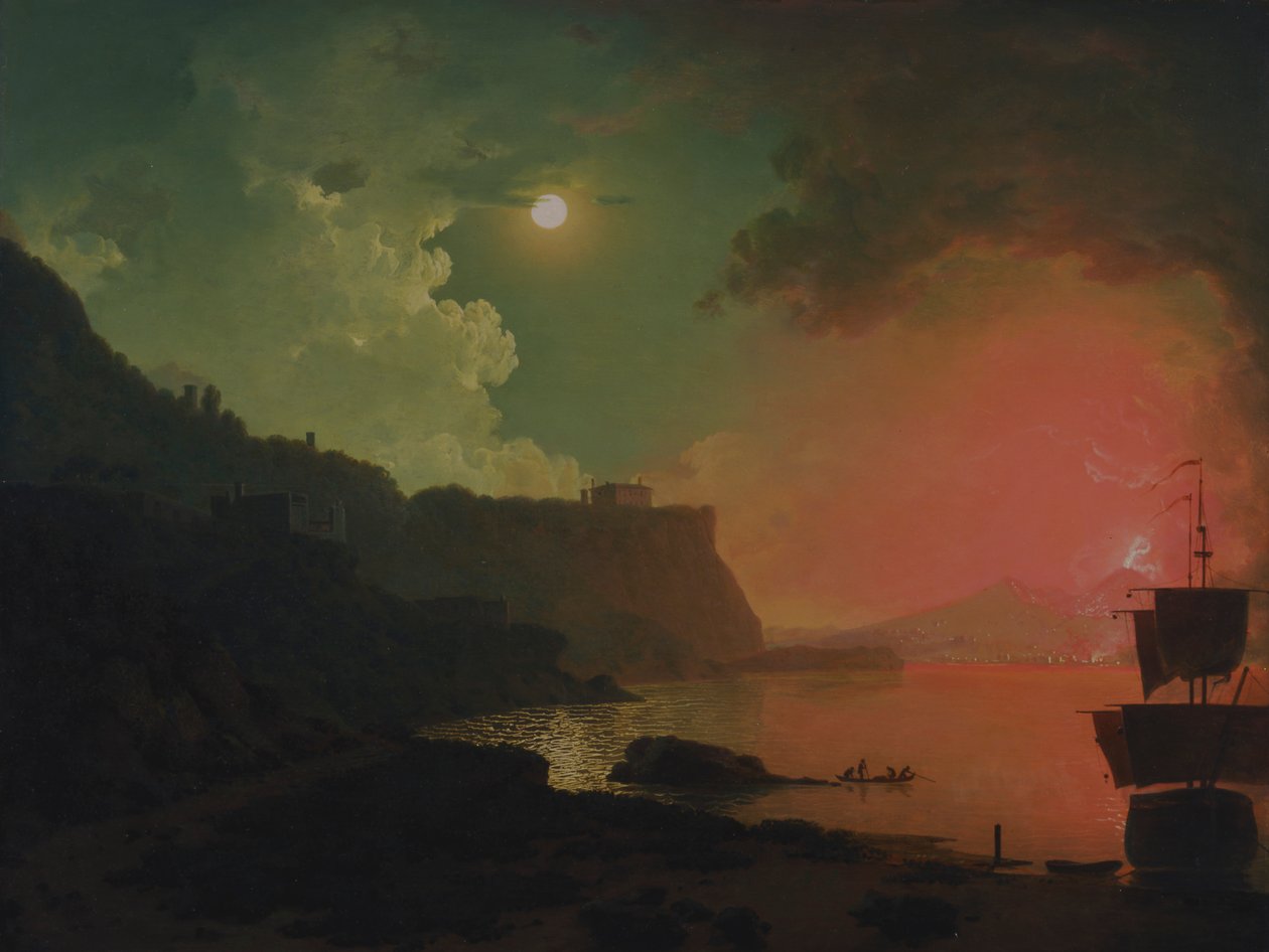 Vesuvius Posilliposta tekijältä Joseph Wright of Derby