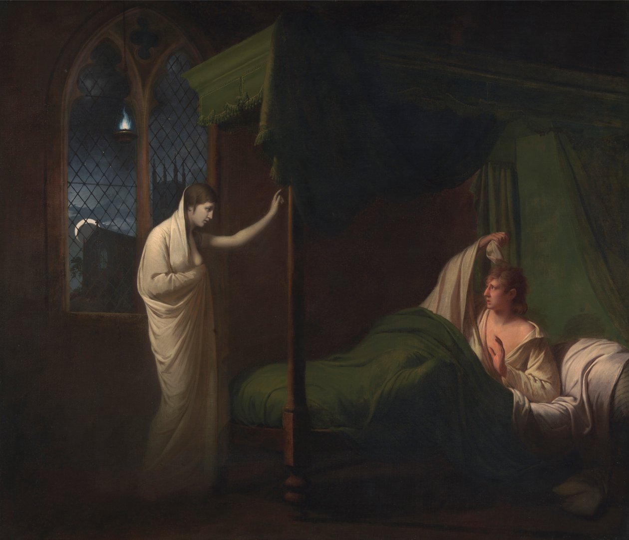 William ja Margaret Percyn teoksesta Muinaisen englantilaisen runouden jäännökset tekijältä Joseph Wright of Derby