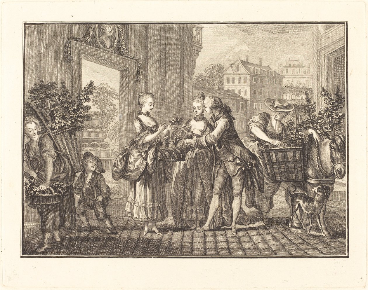 kevät tekijältä Joseph de Longueil after Charles Eisen