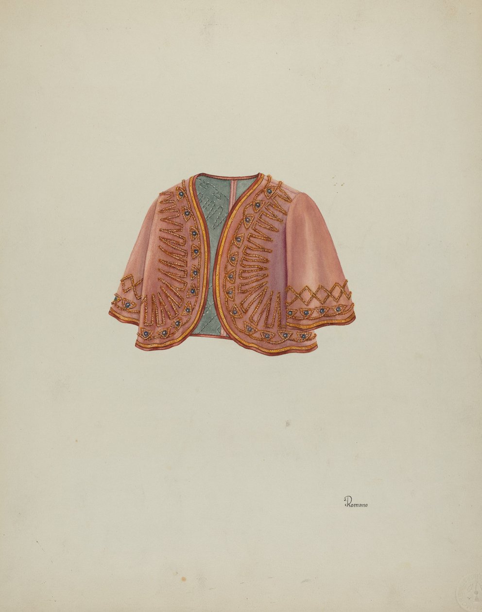 Bolero-takki, c. 1940. tekijältä Josephine C. Romano
