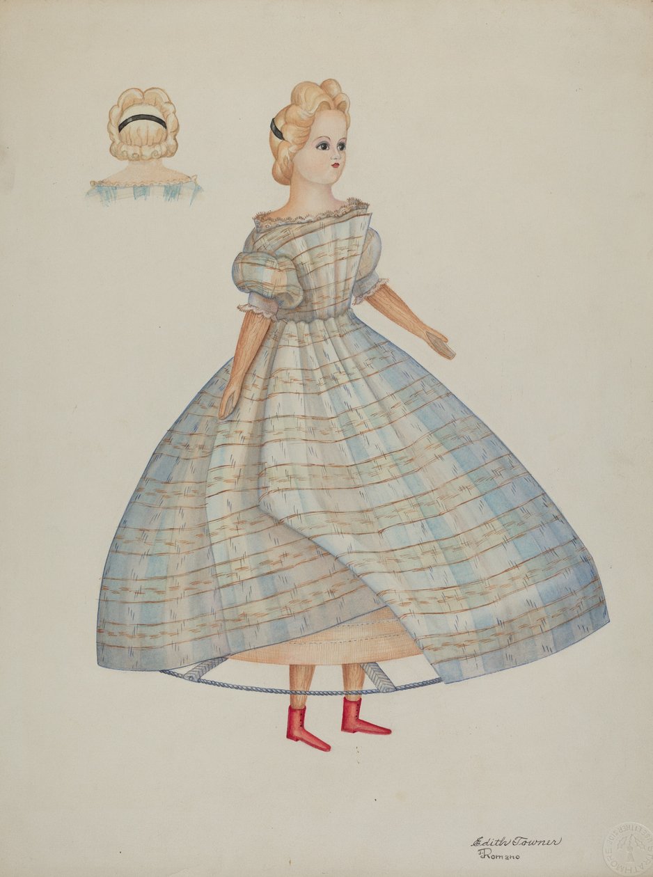 Nukke - Nellie Bates, c. 1937 tekijältä Josephine C. Romano
