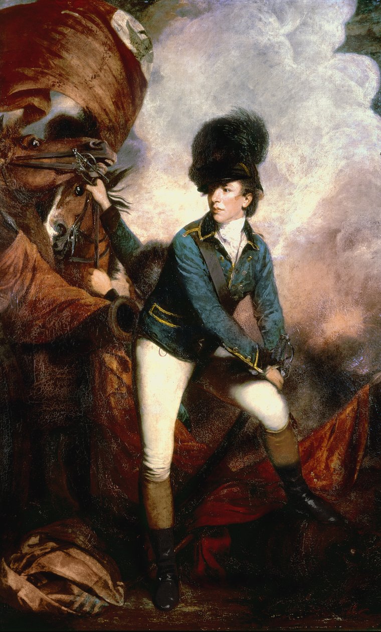 Eversti Banastre Tarleton (1754-1833) 1782 tekijältä Joshua Reynolds