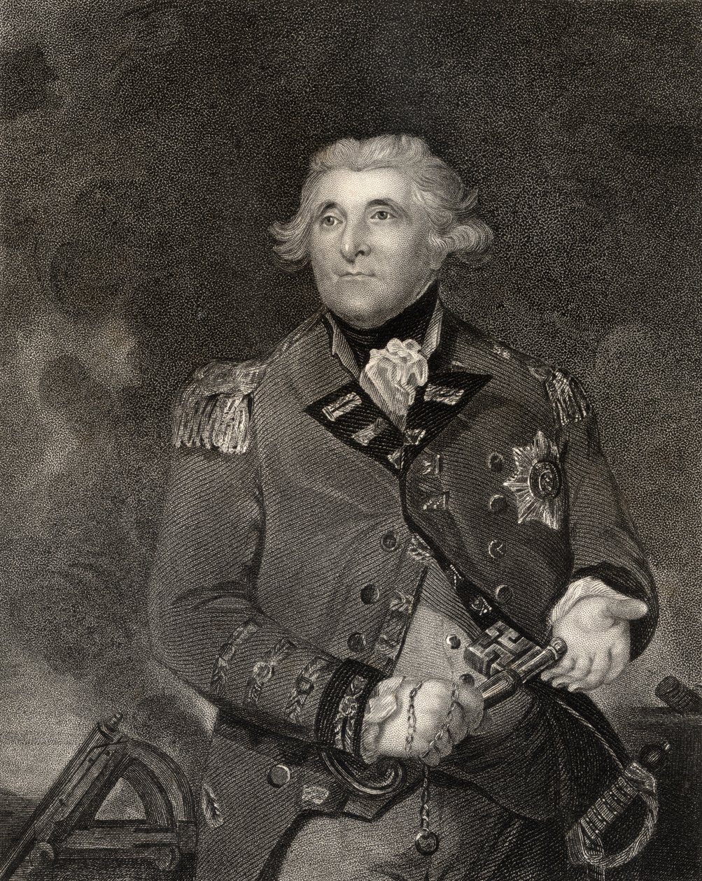 George Augustus Eliott, kaiverrettu J. Cochran, "The National Portrait Gallery, Volume III", julkaistu noin 1820 tekijältä Joshua Reynolds