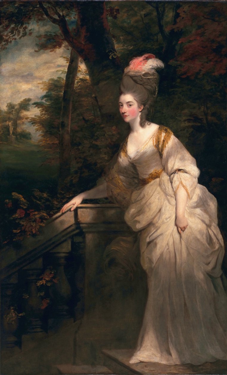 Georgiana Cavendish, Devonshiren herttuatar, noin 1775-76. tekijältä Joshua Reynolds