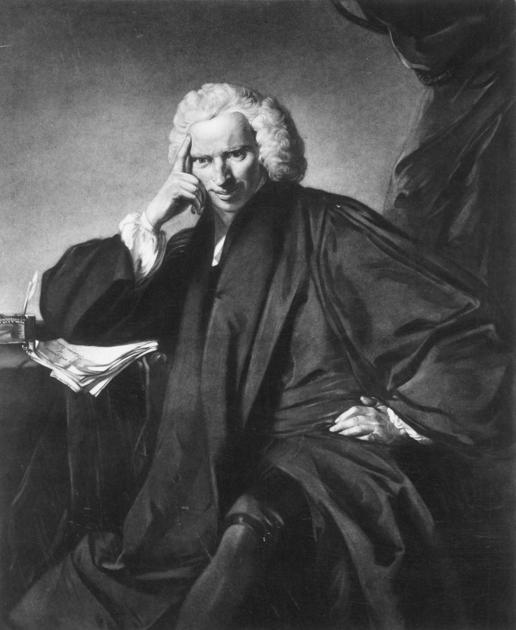 Laurence Sterne, kaiverrus Edward Fisher tekijältä Joshua Reynolds