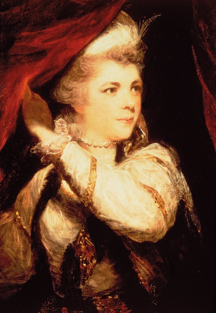 Rouva Abington Roxana 1782-3 tekijältä Joshua Reynolds