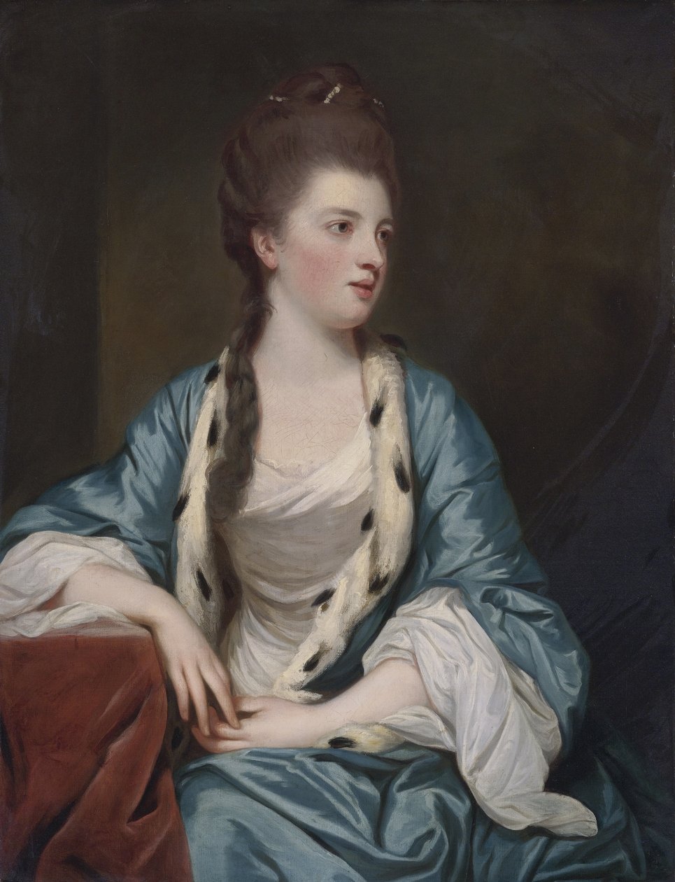 Portrait of Elizabeth Kerr (1745-1780), Lothianin marssi tekijältä Joshua Reynolds