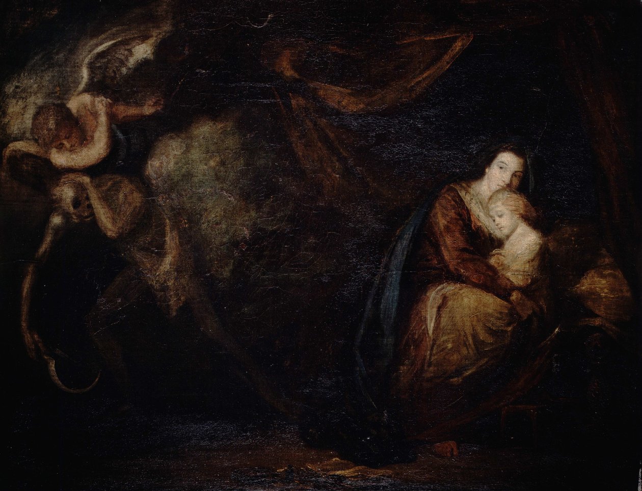 Toipuminen sairaudesta, vertauskuva tekijältä Joshua Reynolds